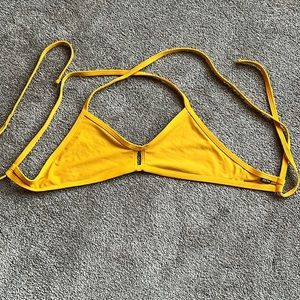 Jolyn Clothing Yellow Triangle Bikini Top